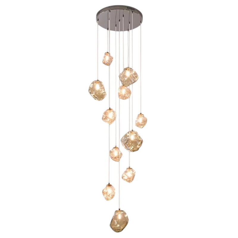 Lustre d'escalier moderne