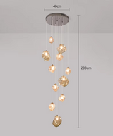 Lustre d'escalier moderne