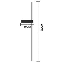 Applique pilier pour l'extérieur