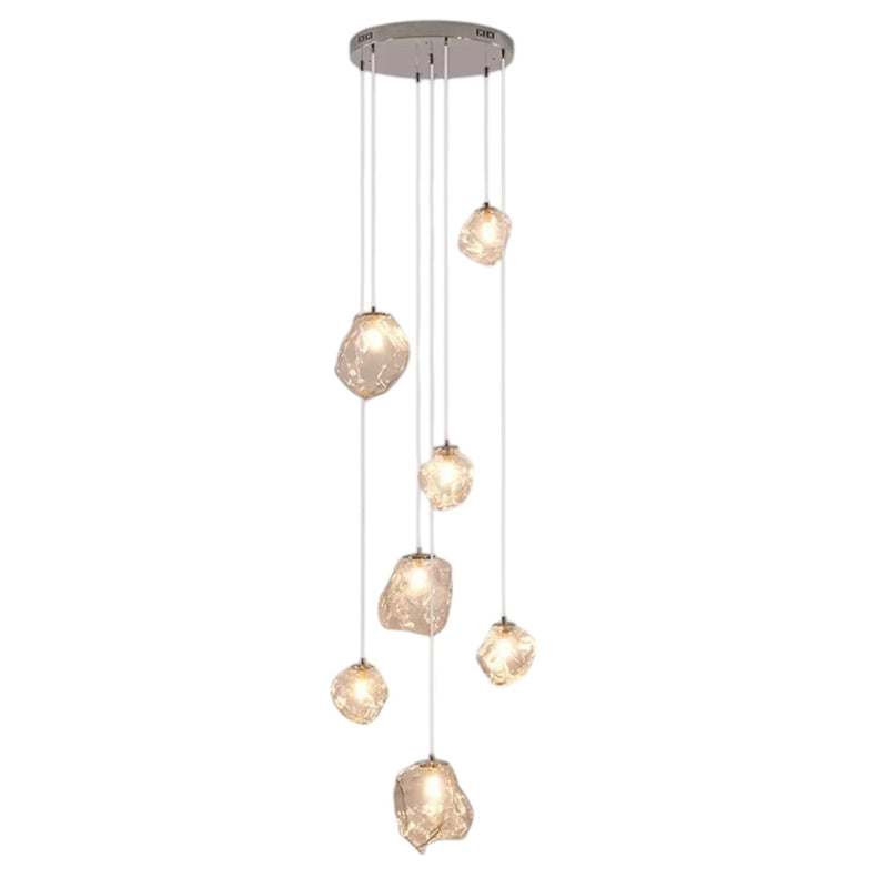 Lustre d'escalier moderne