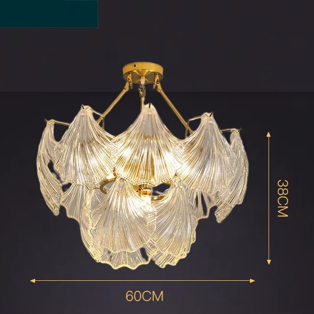 Lustre en forme de coquillage