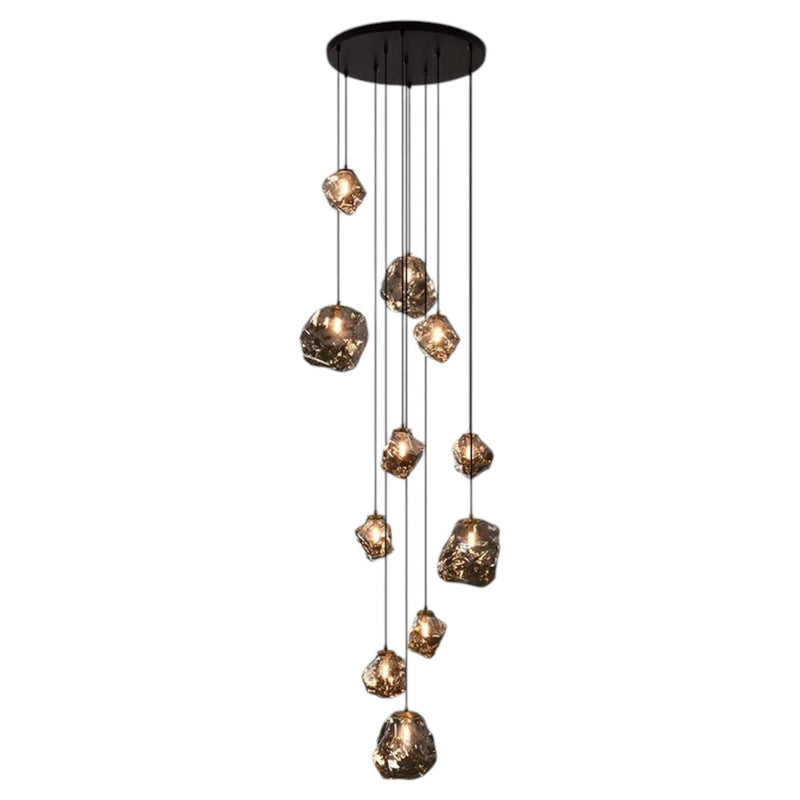 Lustre d'escalier moderne