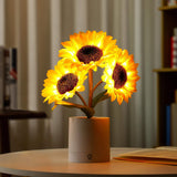 Lampe tournesol scintillante