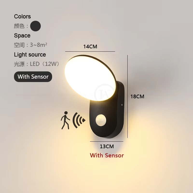 Applique LED à détecteur de mouvement