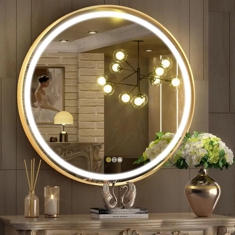 Miroir de salle de bains lumineux