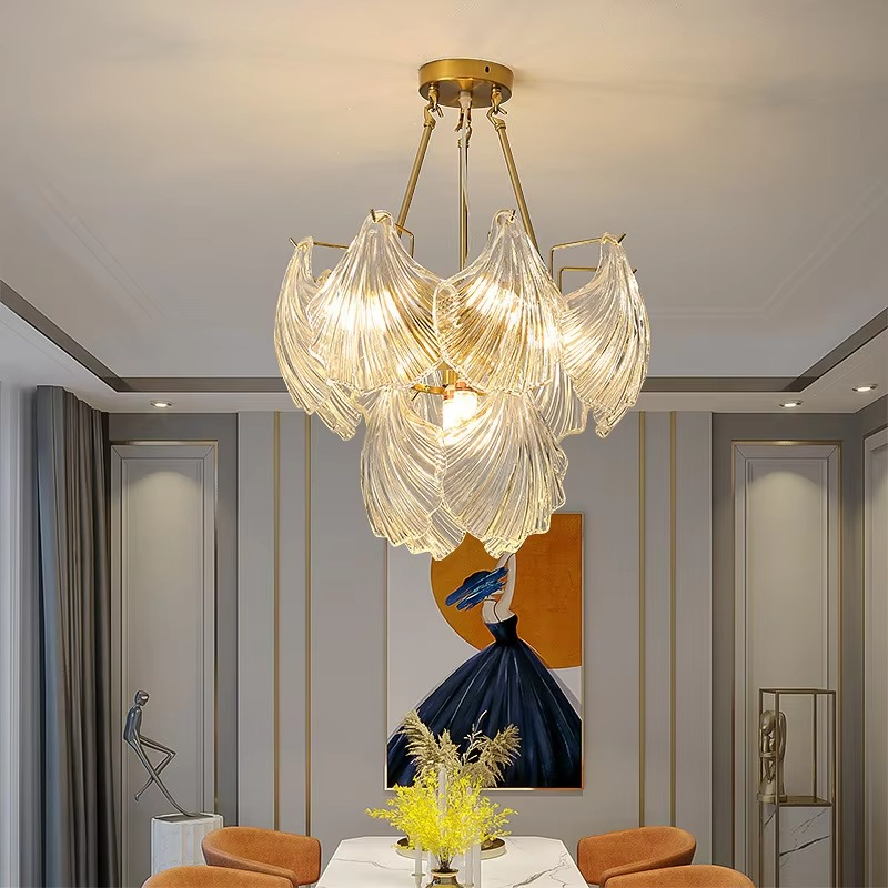 Lustre en forme de coquillage