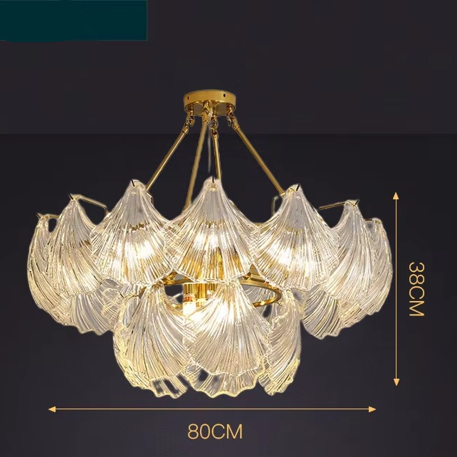 Lustre en forme de coquillage