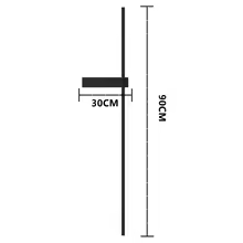 Applique pilier pour l'extérieur