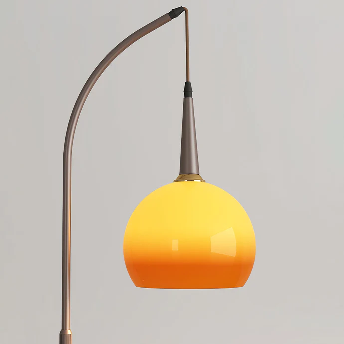 Table de chevet avec lampe Bauhaus