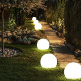 Lampe solaire sphérique pour le jardin