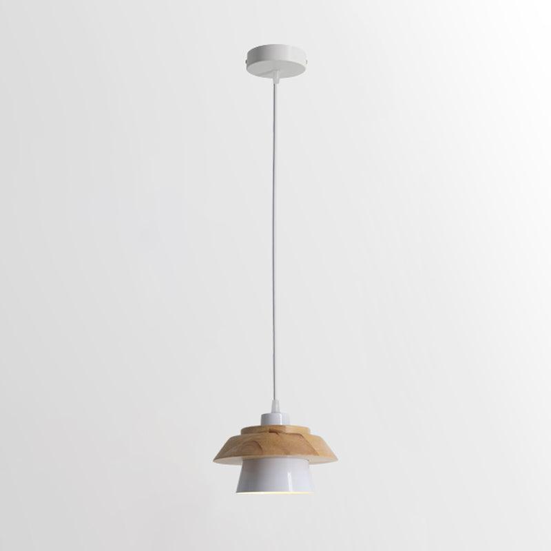 Lampe pendante en bois de pierre