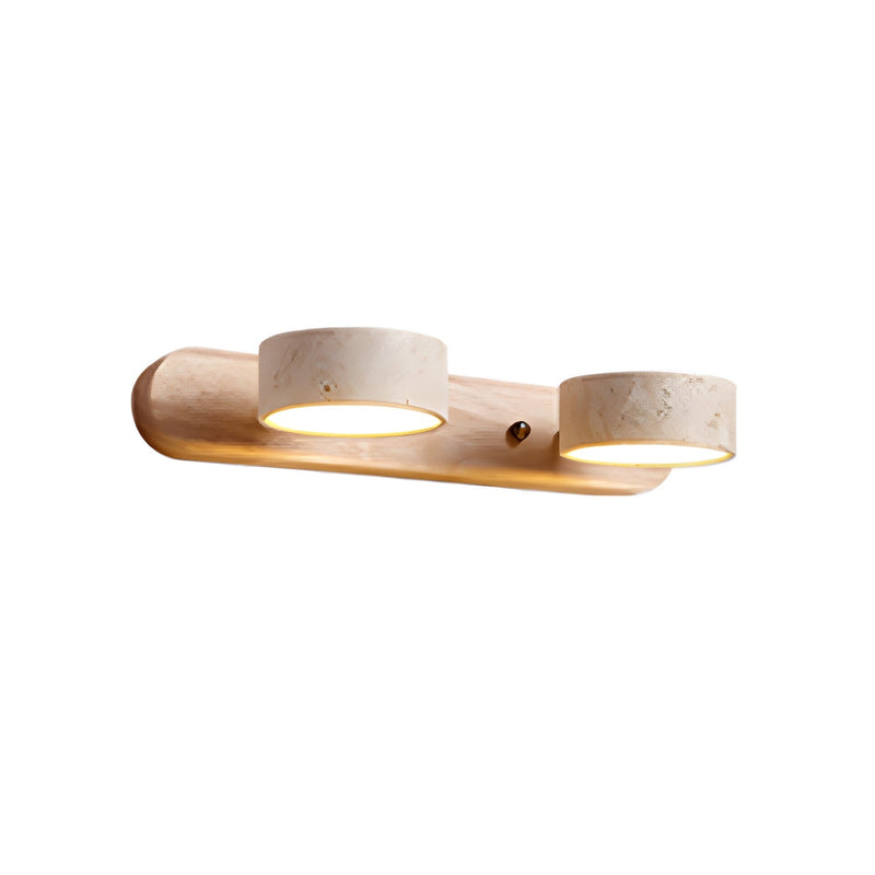 Travertine Duo Lamp Bracket Wall Light