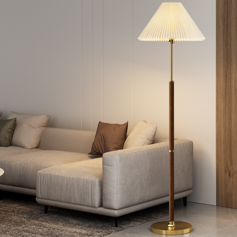 Lampadaire moderne en papier de riz