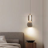 Nordic Creative Fer Verre Lampe Suspendue