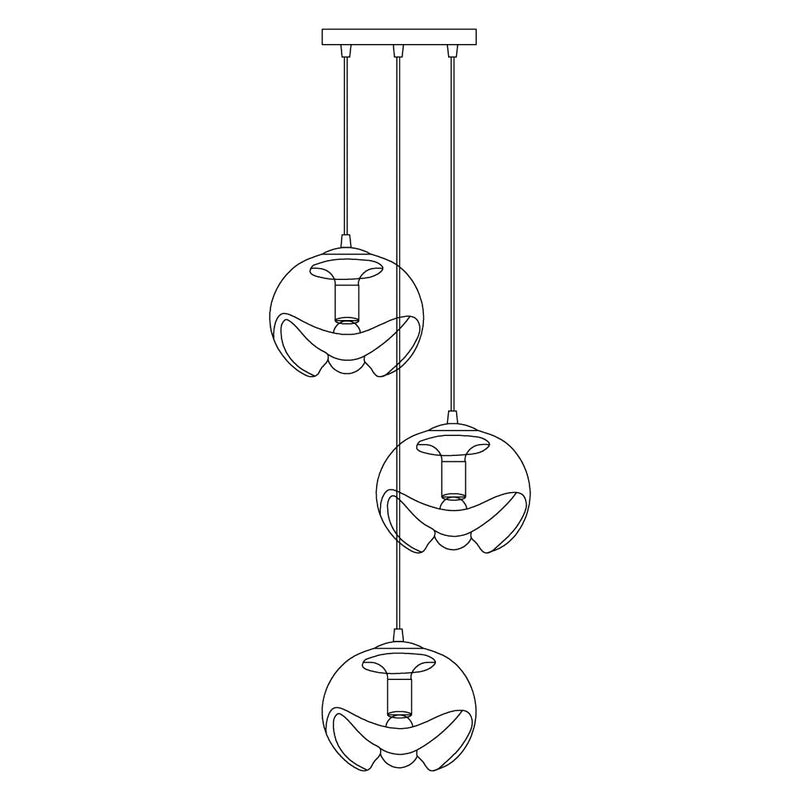 Lampe suspendue Wave