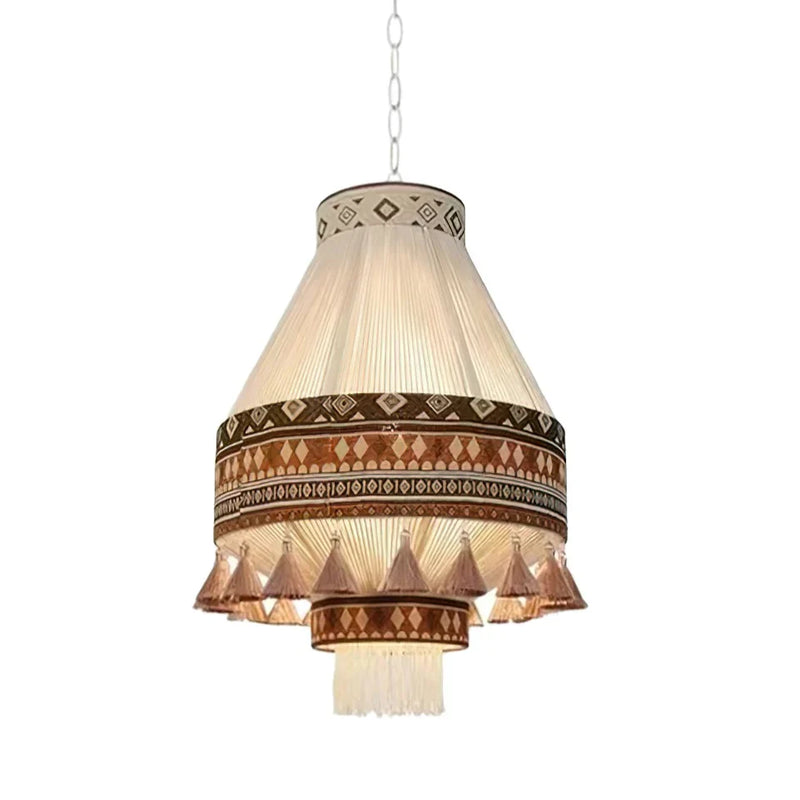 Bohemian Fringe Lampe à suspendre