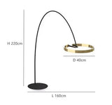 Nordic Led Designer Lampadaire De Pêche