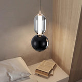 Nordic Creative Fer Verre Lampe Suspendue