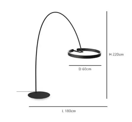 Nordic Led Designer Lampadaire De Pêche