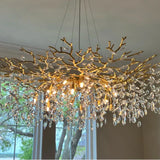 Lustre À Branches En Cristal De Style Français