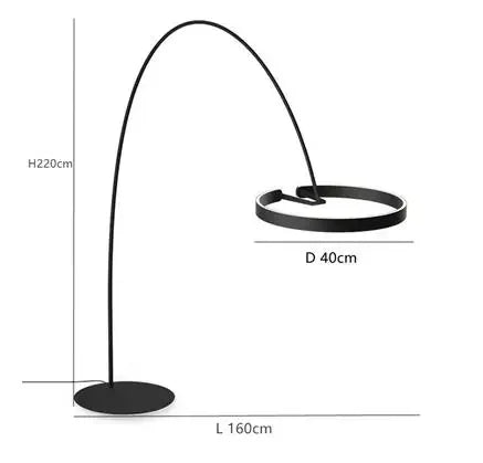 Nordic Led Designer Lampadaire De Pêche