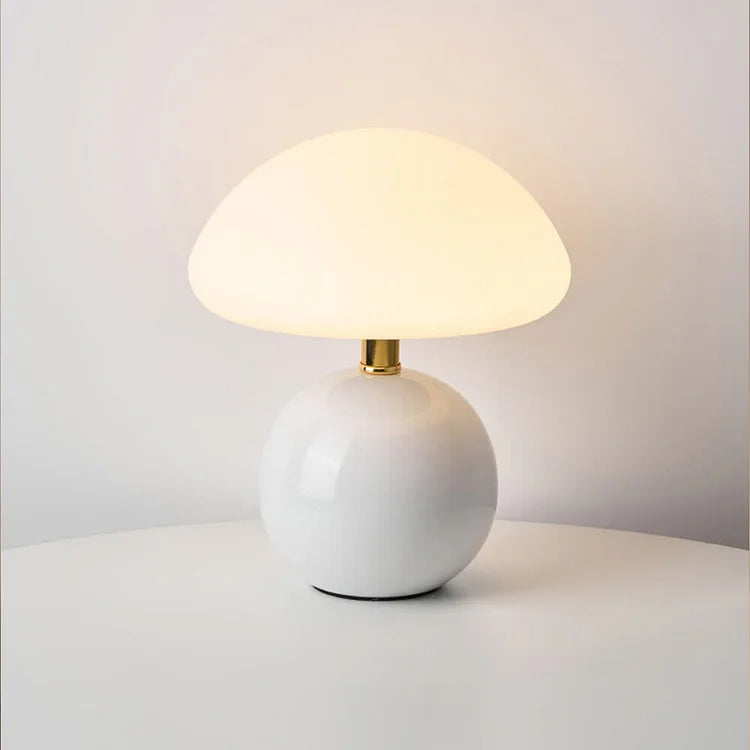 Lampe champignon crème française