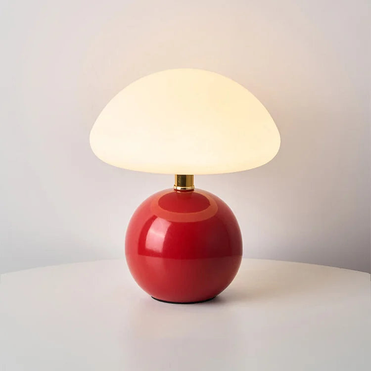 Lampe champignon crème française