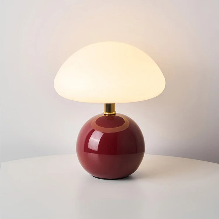 Lampe champignon crème française