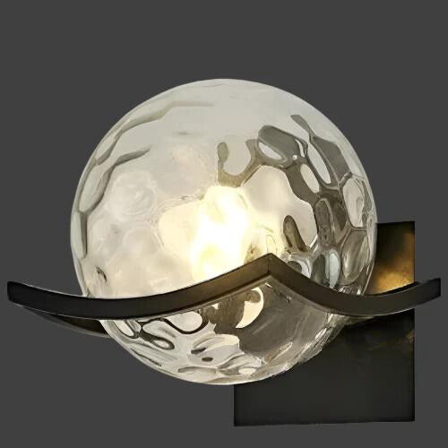 Applique LED moderne en verre