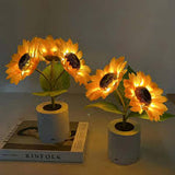 Lampe tournesol scintillante