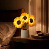 Lampe tournesol scintillante