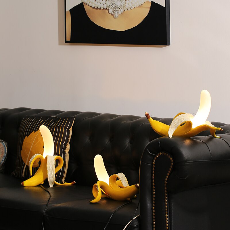 Banana Lights Art Deco Table Lamps