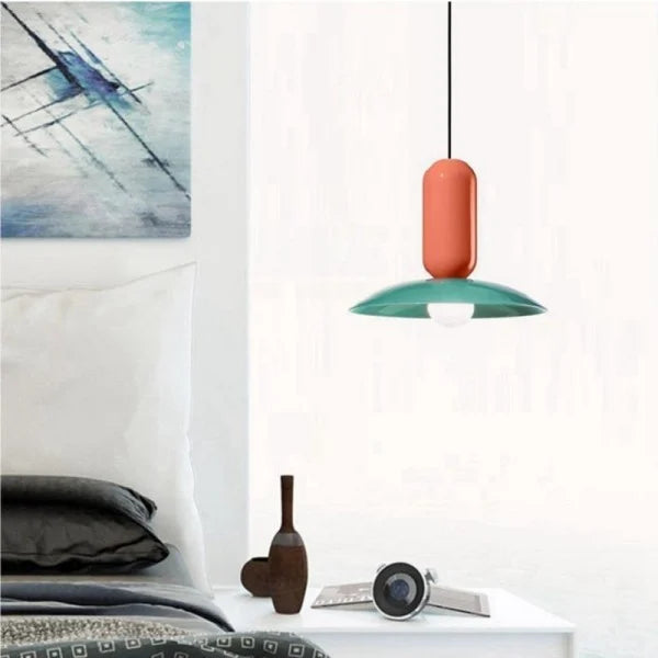 Lampe pendante Macaron Frisbee Pau