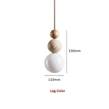 Moderne simple style lampe suspendue en travertin