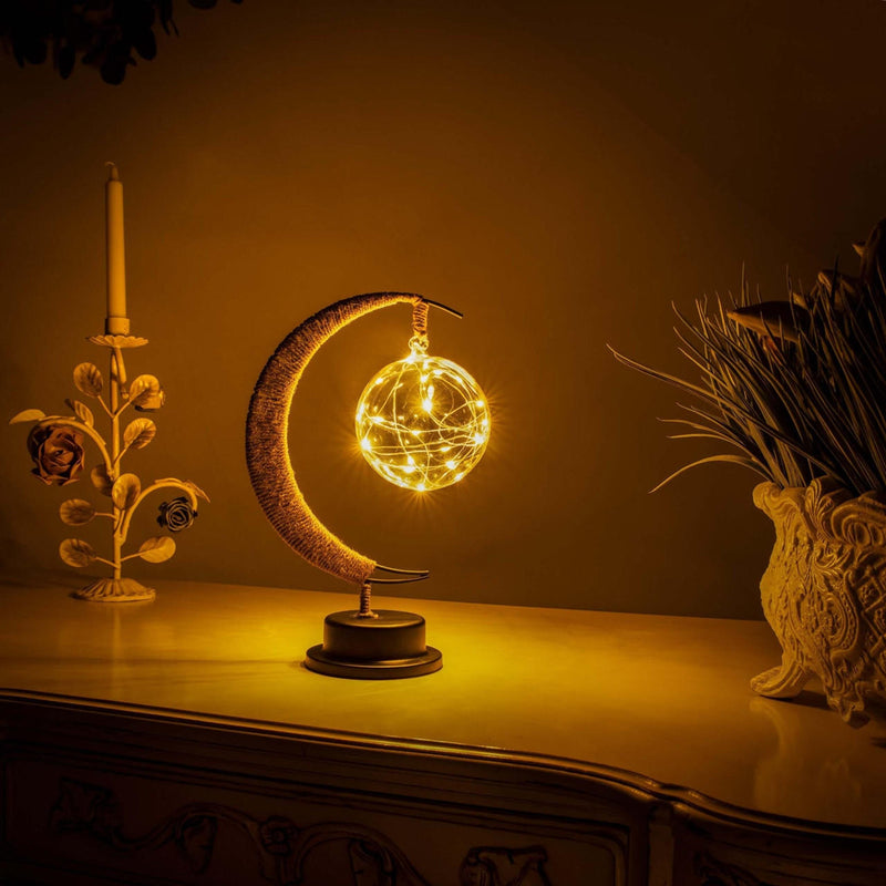 Lampe lune enchantée