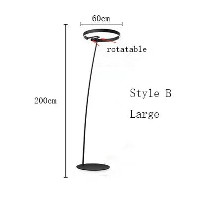 Nordic Led Designer Lampadaire De Pêche