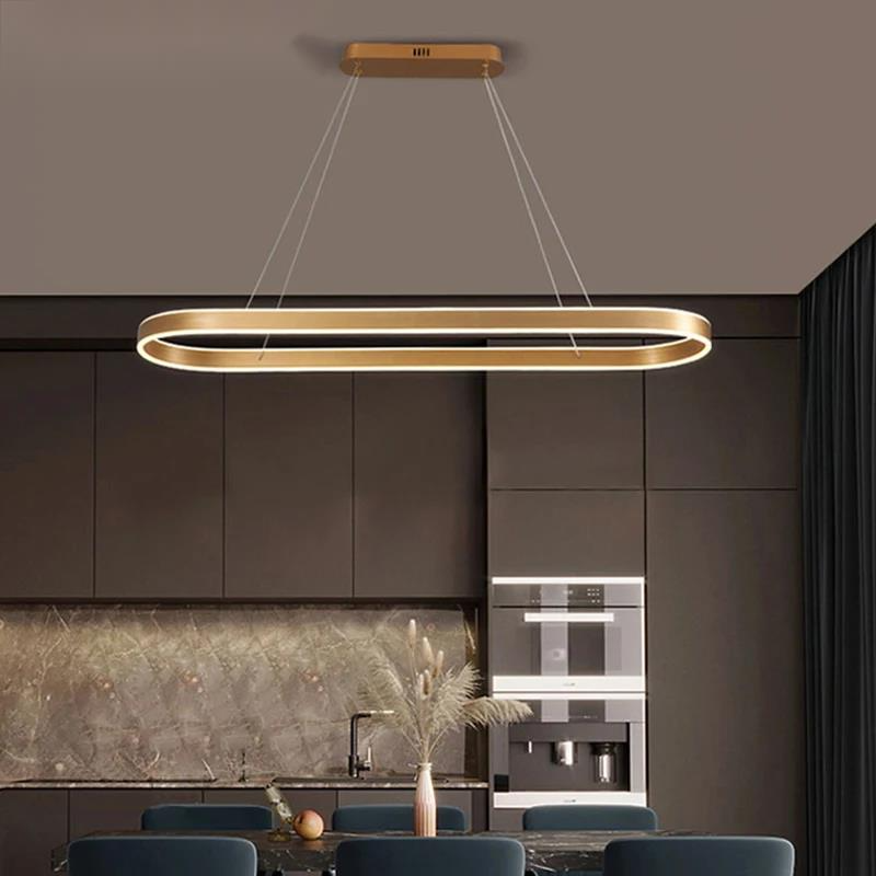 Chandelier de cuisine en or rose