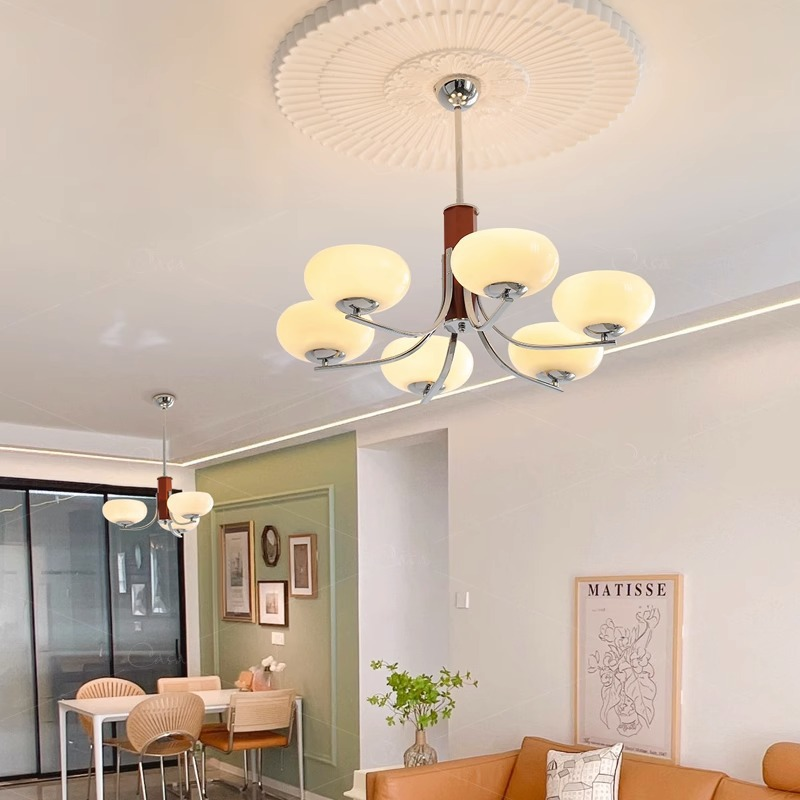 3/5 Tête Bauhaus Chandelier